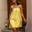 3D Flower Spaghetti Strap Floral Dress
