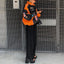 Letter Sporty Baseball Jacket