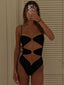 Hollow Out Backless Brazilian One Piece Swimwear