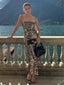 Sequin Strap Sleeveless Shiny Party Dress