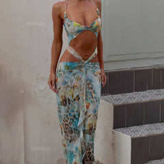 Push Up Bikini Dress Cover Up Three Piece Swim Set