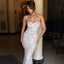 Hollow Out Backless Bodycon Maxi Lace Dress