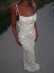 Printed Bandage Ruffled Gothic Mini Dress