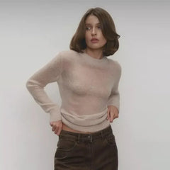 Letter Bodycon Knit Top