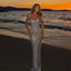 Sequin Diamonds Fishtail Maxi Dress