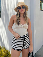 Knit Corset Basic Backless Strapless