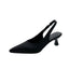 Hot Sale Slip-on Fashion Office Career Pointed Toe Cap Sandals Low Heel Pumps