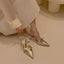Comfortable Solid Buckle Elegant New Summer Fashionable Low Heel Pumps