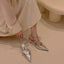 Comfortable Solid Buckle Elegant New Summer Fashionable Low Heel Pumps
