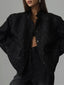 Fashion Golden Shiny Elegant Double Cropped New Warm High Coat