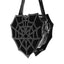 Black Spider Web Punk Creative Women's Halloween Designer Shoulder Crossbody Bag