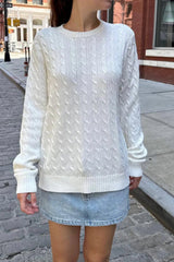 Minimalist Solid Long Sleeve Sweater