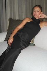 Cutout Sleeveless Slim Fit Maxi Dress