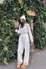 Half Zip Romper Lounge Activewear Set