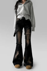 Retro Pocket Bootcut Jeans