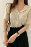 Lace Embroidery Sheer Cardigan