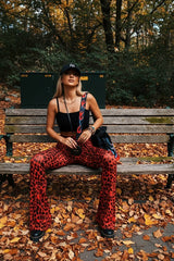 Leopard Print Flare Pant