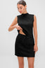 Sporty Mock Neck Cami Skirt Shorts Activewear Set