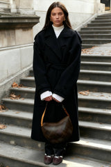 Casual Turn-Down Collar Double-Breasted Overcoat