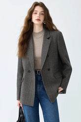 Woolen Casual Suit Blazer