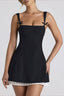 Two Tone Bodycon Waist Tie Graduation Party Dress