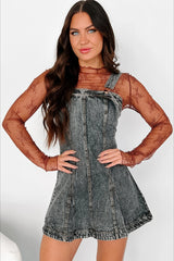Strappy Slim Fit Denim Dress
