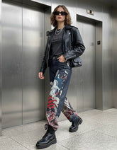 Y2K Gothic Streetwear Baggy Pant