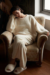 Sherpa Fleece Loungewear Pajama Set