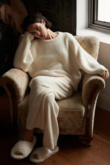 Sherpa Fleece Loungewear Pajama Set