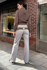 Vintage Brown Bomber Jacket