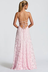 Sexy Backless Chiffon Maxi Dress