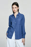 Linen Solid Minimalist Blouse