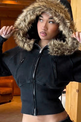 Street Style Tailored Waist Jacket