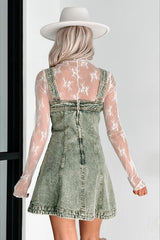 Strappy Slim Fit Denim Dress