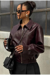 Chic Zipper Long Sleeve Jacket