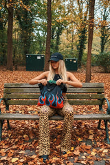 Leopard Print Flare Pant