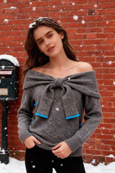 Chic Off Shoulder Slim Knit Top