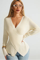 Fall/Winter Asymmetrical Knit Sweater