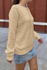 Minimalist Solid Long Sleeve Sweater