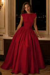 Sexy Off Shoulder Sleeveless Backless Waist Cinched Party Dress
