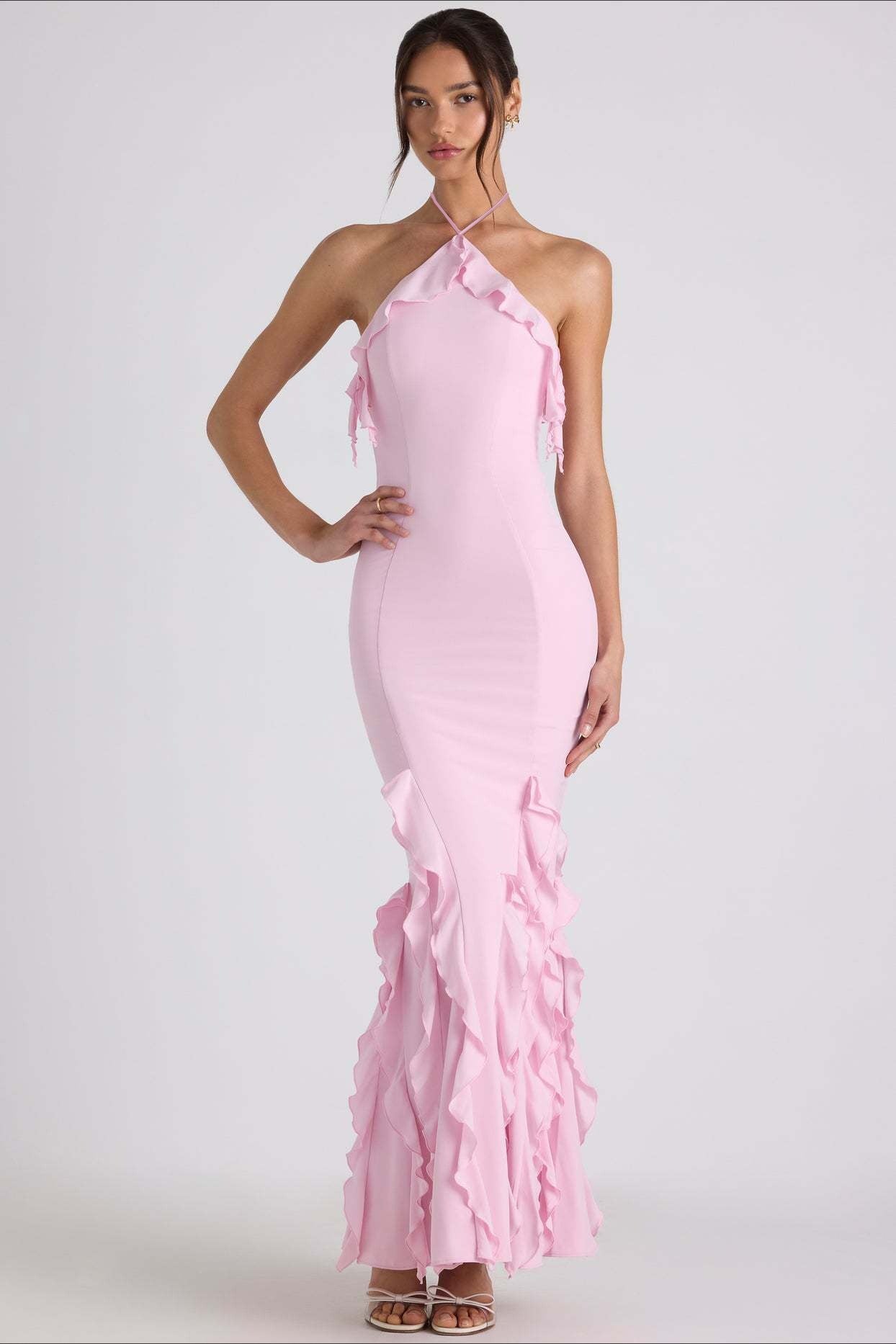 Bodycon Ruffle Hem Party Dress – DressBetty