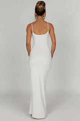 Backless Spaghetti Strap Bodycon Maxi Dress
