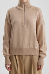 Cozy Half Zip Knit Sweater