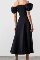 Tie Strap Split Hem Maxi Dress