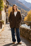 Loose Fit Rabbit Hair Knit Cardigan