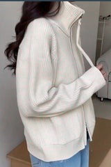 Loose Fit High Neck Sweater