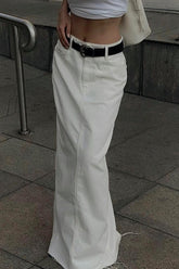 Office Ready Side Slit Bodycon Skirt