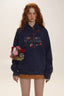 Letter Embroidered Cozy Pullover Hoodie