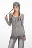 Lace Back Scoop Neck Long Sleeve T-Shirt