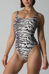 Printed Leopard Tiger Dot Slim Elegant Bodysuit